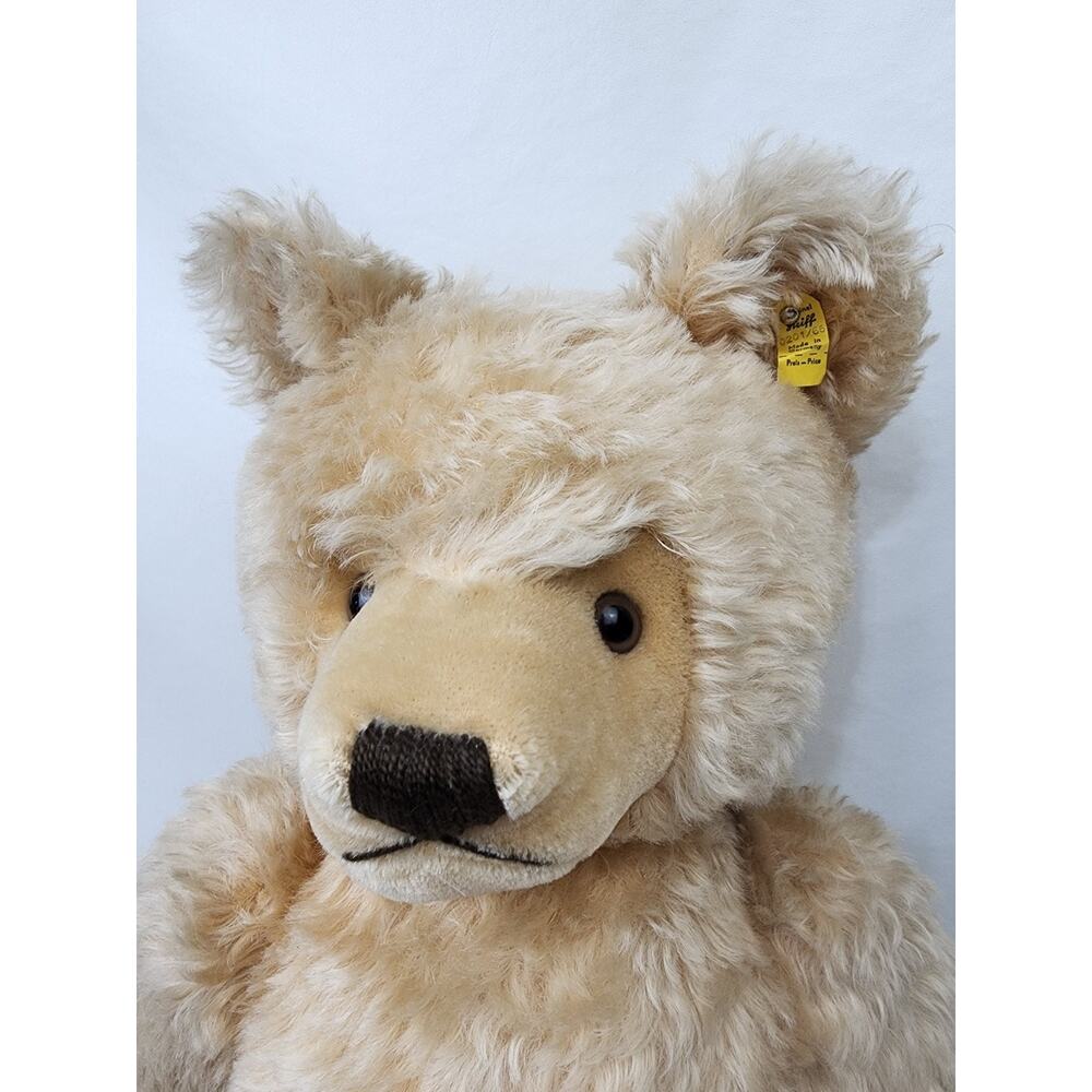 Steiff Germany Large 24" Blonde Brown Eye Stitched Nose Jointed Teddy 0201/65